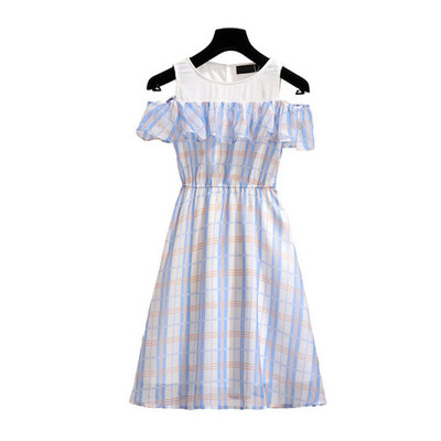 修身A型牛仔裙清爽套装